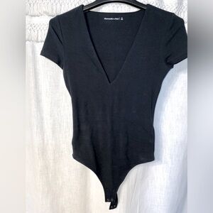 Abercrombie Black bodysuit